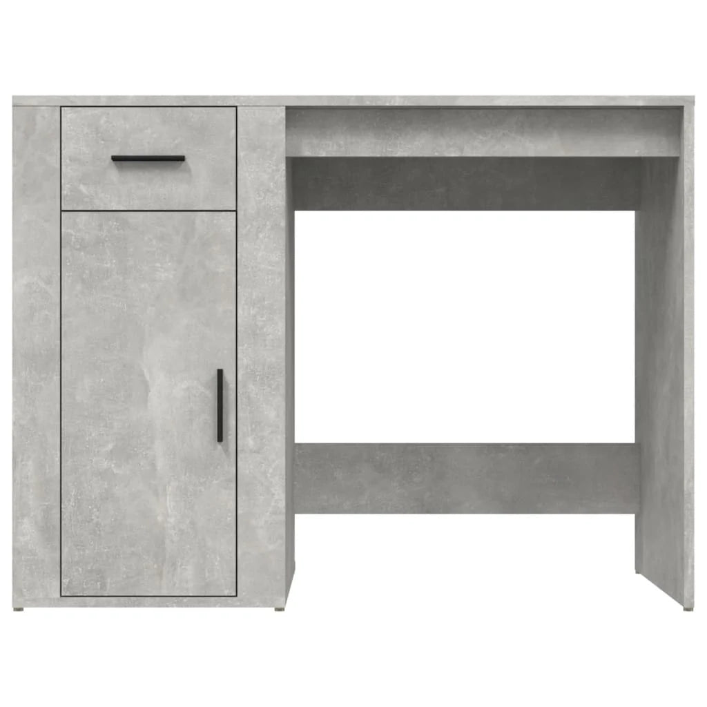Scrivania tavolo postazione di lavoro mobile per computer studio 100 x 49 x 75 cm legno ingegnerizzato grigio 02_0023824