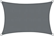 Ombrellone, Impermeabile, Rettilineo, 4 x 5 m, Chiusura solare, Protezione UV, Protezione vento, Adatto per spazi all'aperto come Giardino e Balcone, Terrazza, Grigio