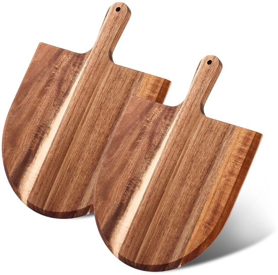 Piatto per Pizza Extra Grande - 40 cm - Set da 2 - Forma per Pizza - Forno - Materiale Sostenibile - Piatto per Pizza