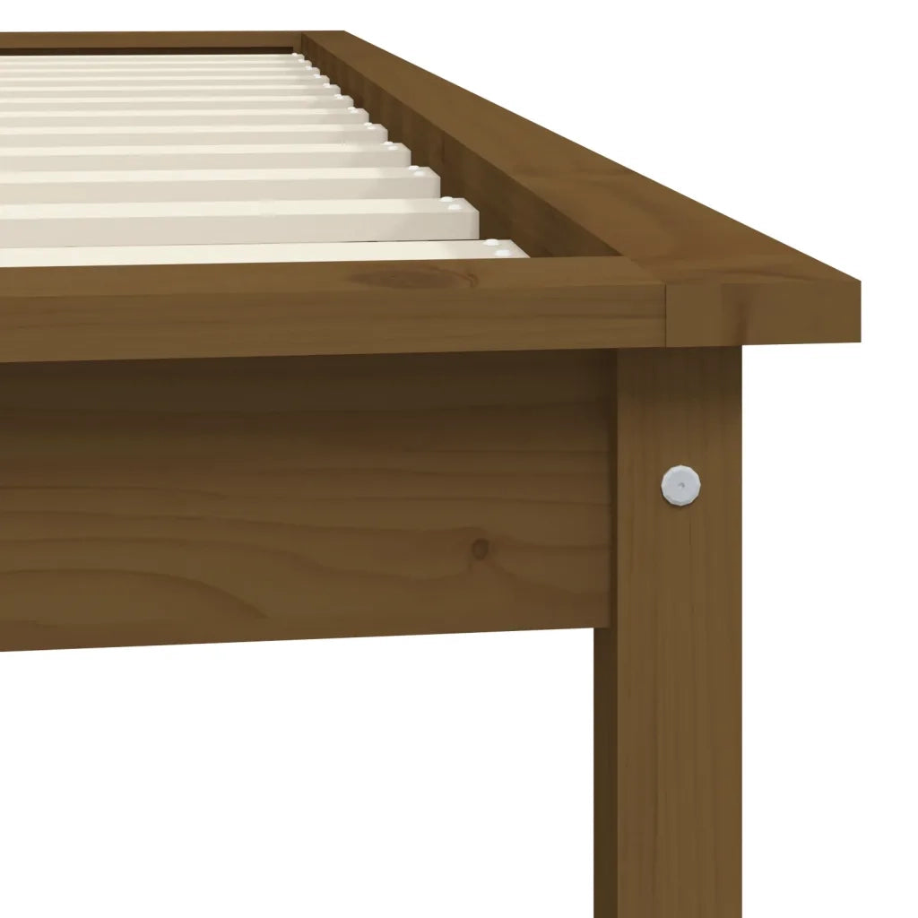 Giroletto Miele 90x190 cm in Legno Massello di Pino 3FT Single cod mxl 61839