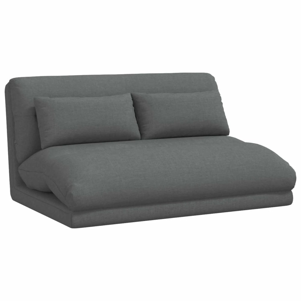 Sedia a pavimento regolabile Grigio Scuro Tessuto