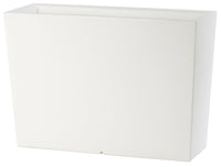 Vaso 50x36x70cm in Resina Tulli Schio Cassa Alta Essential 50 Bianco