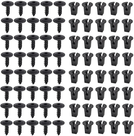 Viti a espansione 60 pezzi M5 x 16 mm - Viti a tappo - Viti per carrozzeria - Viti di fissaggio - Viti Torx - Materiale resistente all'usura