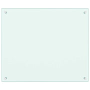 Paraschizzi per Cucina Bianco 70x60 cm in Vetro Temperatocod mxl 73072