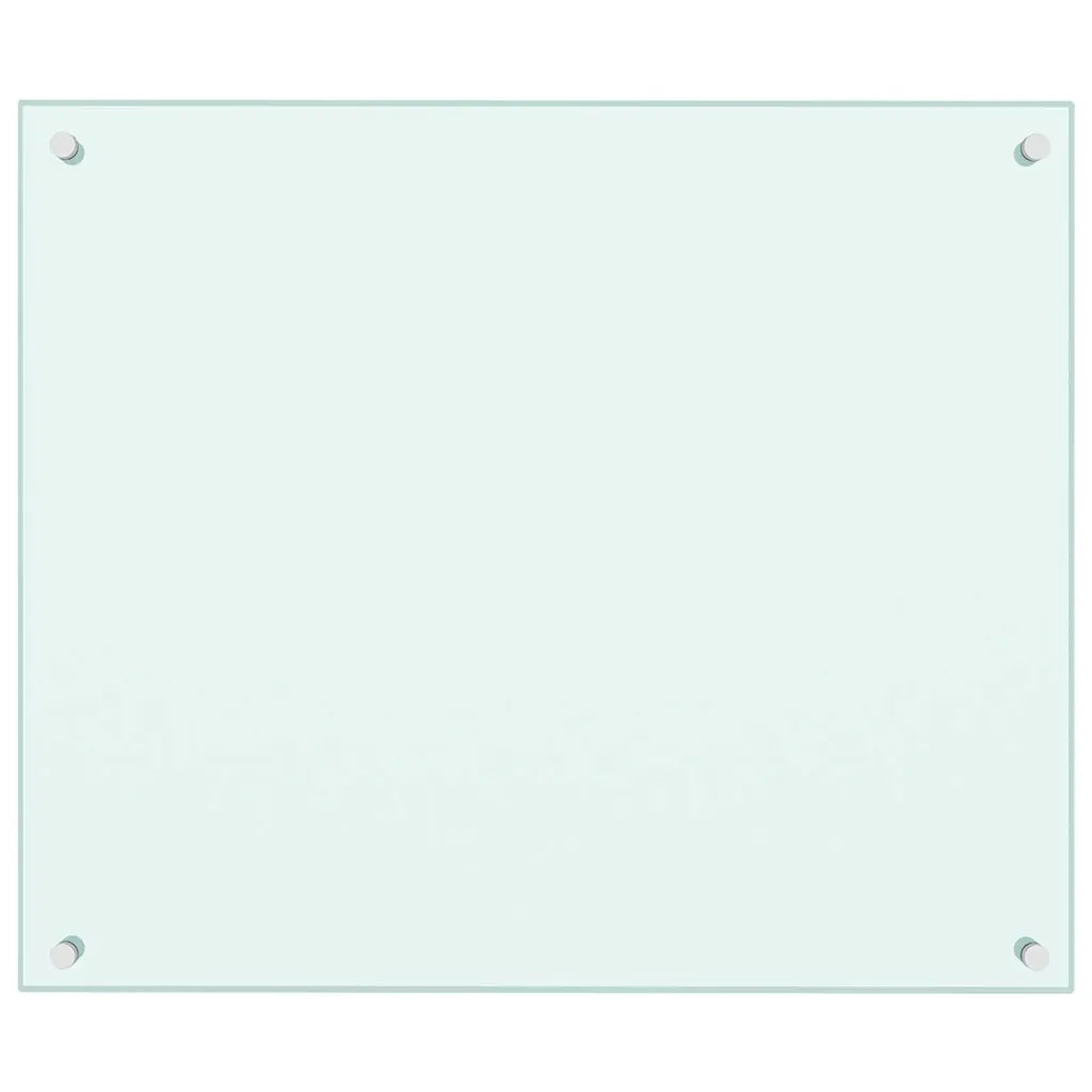 Paraschizzi per Cucina Bianco 70x60 cm in Vetro Temperatocod mxl 73072