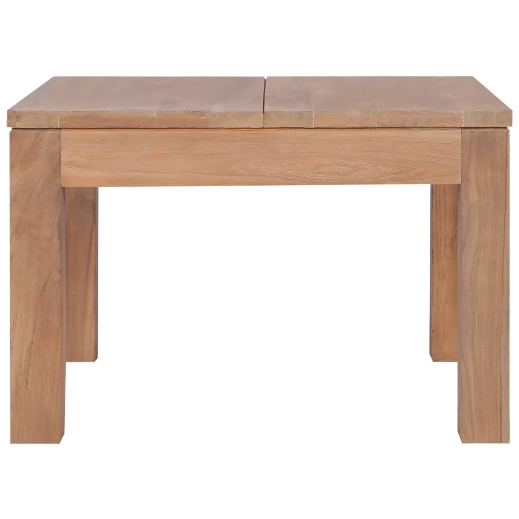 Tavolino da Salotto Legno Massello di Teak Naturale 60x60x40 cm 246956