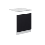 Vicco Pannello frontale Nero a righe 60 cm , PL Marmo