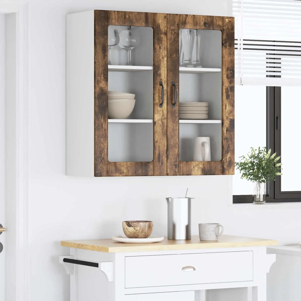Pannello lavastoviglie 2 pcs Rovere fumé 40 x 31 x 80 cm 885346