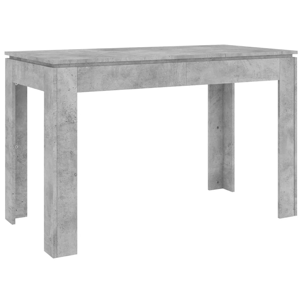 Tavolo da Pranzo Grigio Cemento 120x60x76 cm Legno Multistrato 800760