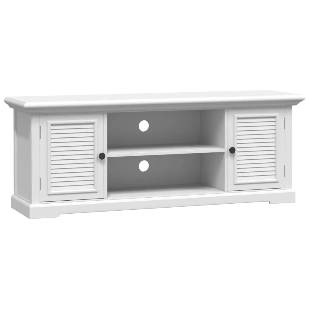 vidaXL Mobile Porta TV Bianco 110x30x41 cm in Legno Multistrato