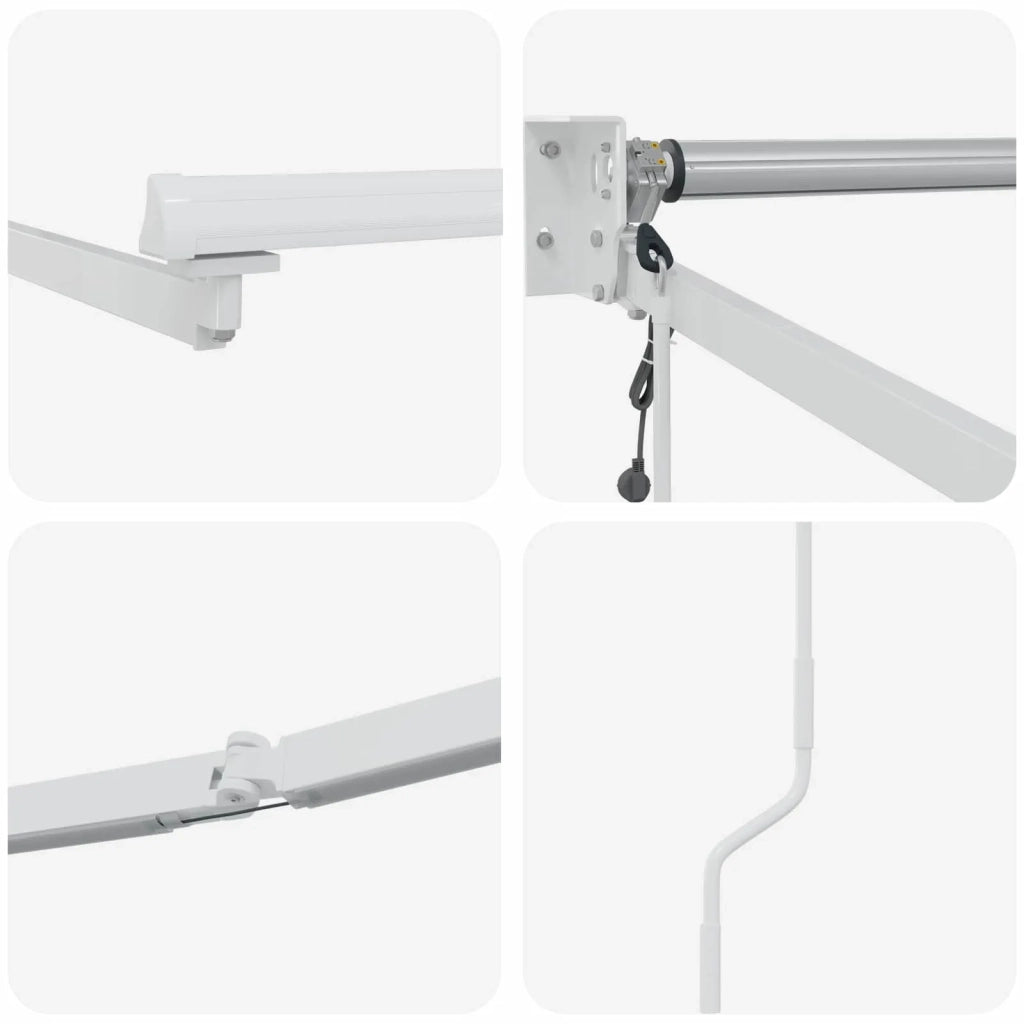 Struttura della tenda elettrica retrattile Bianco 5 x 3 m 42024235
