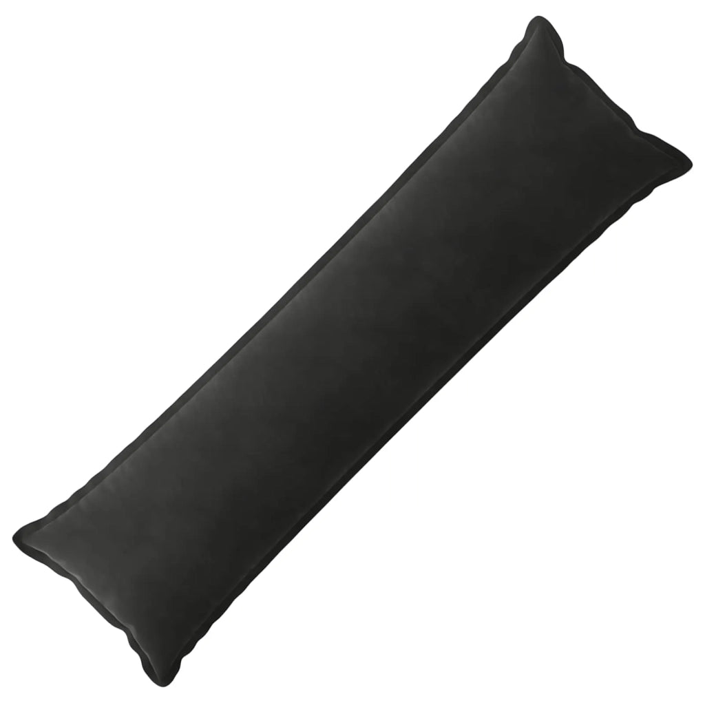Cuscino con cuscino HOUTEN Nero 40 x 145 cm Velluto 934303