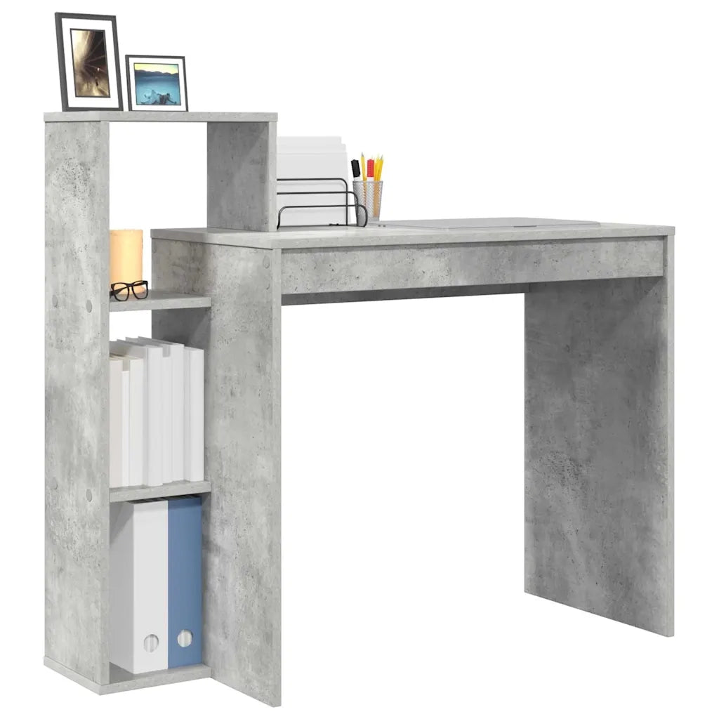 Scrivania Grigio cemento Legno ingegnerizzato 100 x 40 x 90 cm 869317