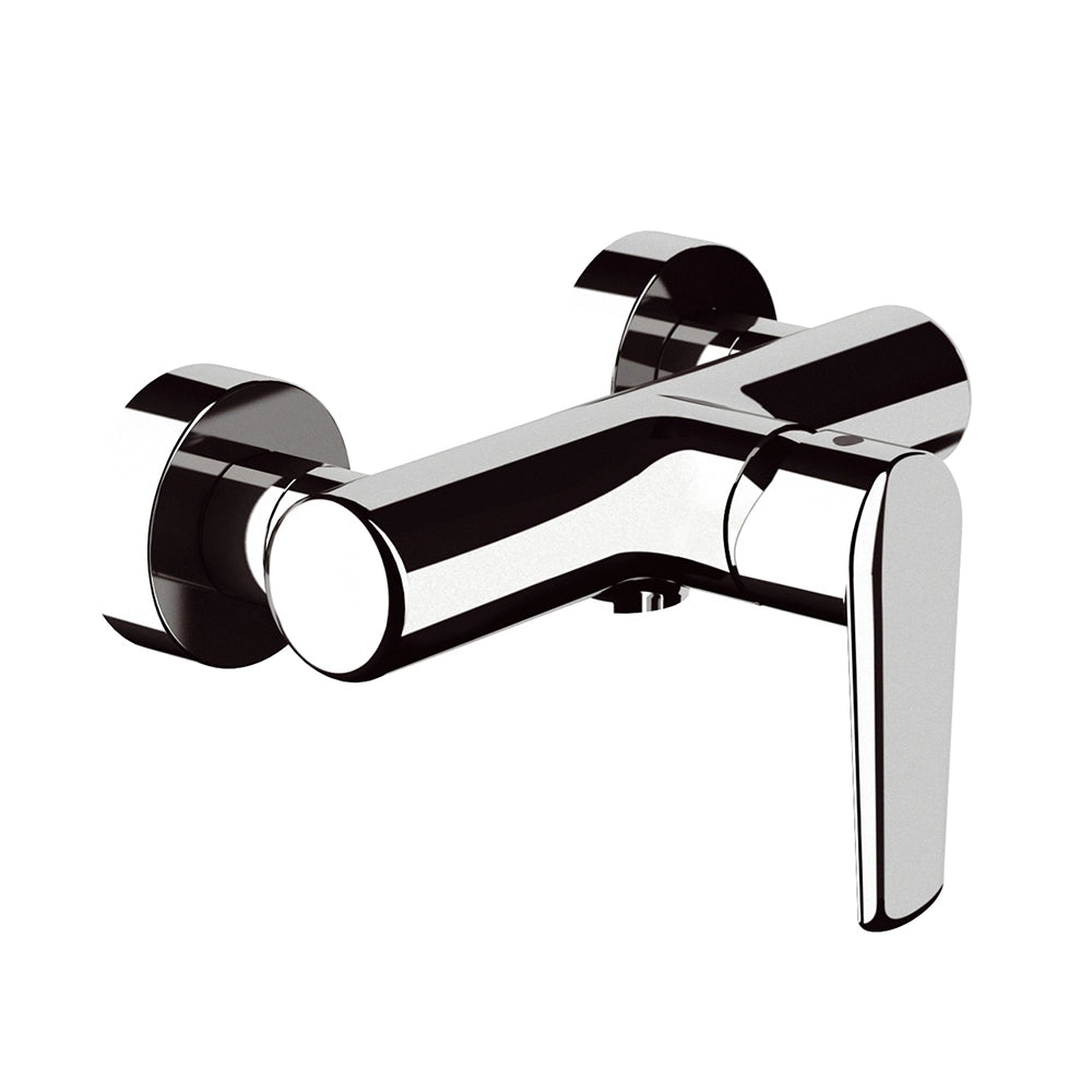 Set miscelatori vasca esterno lavabo e bidet in ottone cromato linea Armonia