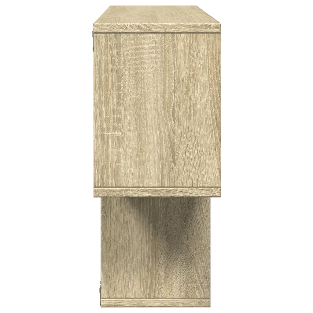 Scaffale a Parete Rovere Sonoma 100x20x53cm Legno Multistrato 848019