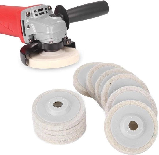 Polijstschijf in lana - set di abrasivi - kit per lavorazione del legno - kit per lavorazione di gioielli - per lavori di finitura delicata .