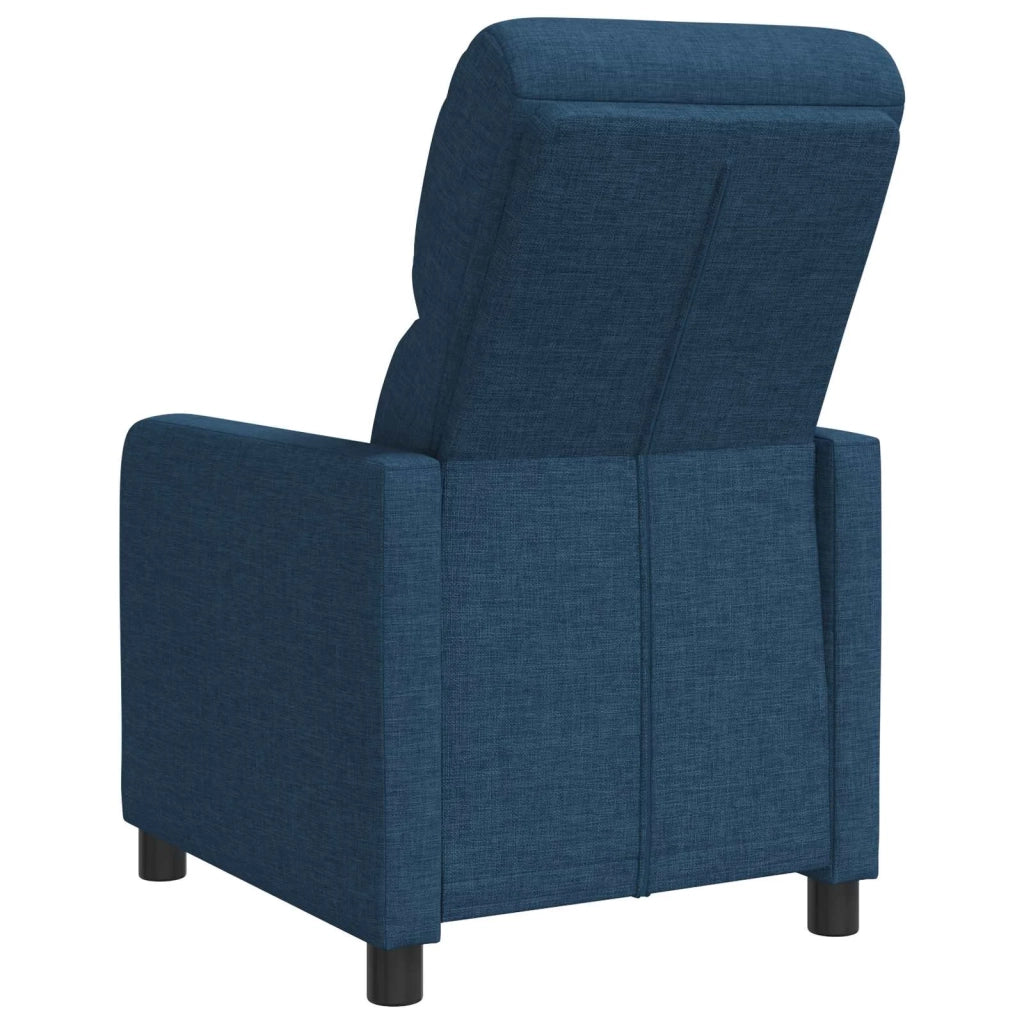 Divano Sedia-Poltrona reclinabile Blu Tessuto 362672