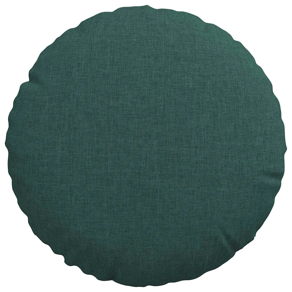 Cuscini per Seduta 2 pz | Cuscini per sedie Verde Scuro ?30 x 13 cm Tessuto