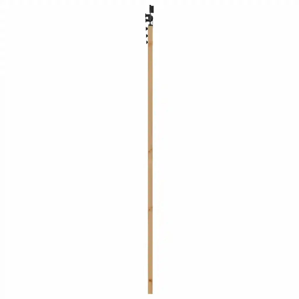 Porta scorrevole ORKDAL Naturale e Nero 93 x 211 cm 3332009