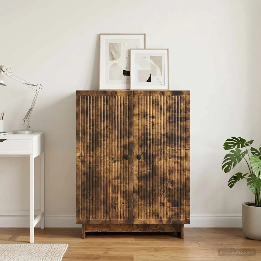 Credenza Rovere Fumo 66 x 34,5 x 90 cm Legno ingegnerizzato 893900