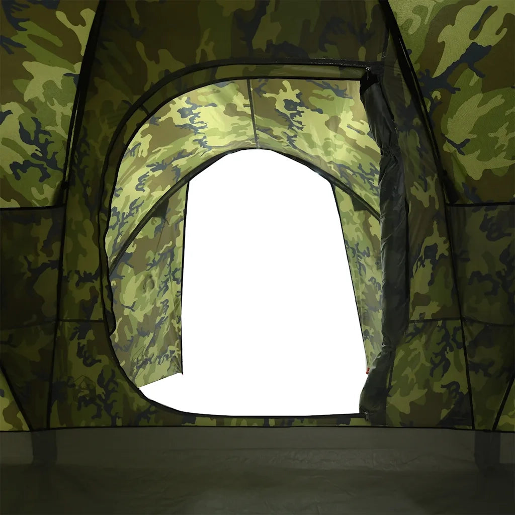 Tenda da Campeggio a Cupola per 6 Persone Mimetica Impermeabile 4009472