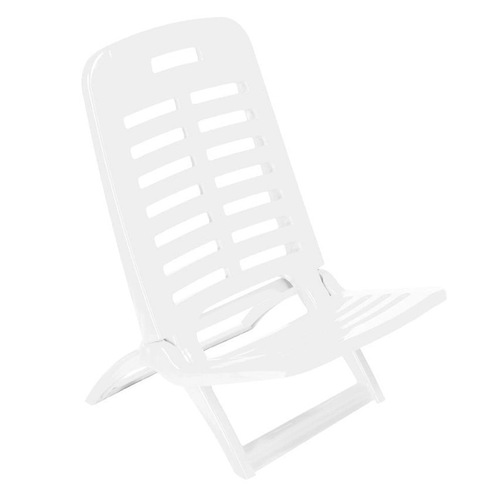 Trade Shop - Sedia Pieghevole Sdraio Da Spiaggia Mare Spiaggina Leggera Portatile Colorata Relax -