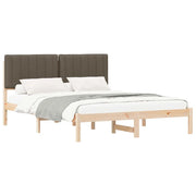 Letto matrimoniale | Letto per adulti | Letto con Testiera Rivestita Talpa 150 x 200 cm