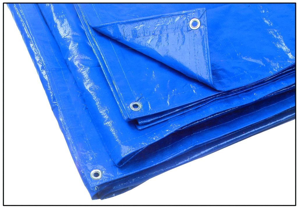 Utilia TELO OCCHIELLATO MULTIUSO IN POLIETILENE  Col. Blu (180 gr/mq) mt. 3x4