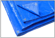 Utilia TELO OCCHIELLATO MULTIUSO IN POLIETILENE  Col. Blu (180 gr/mq) mt. 3x4