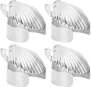 Set di estintori automatici per candele a 4 pezzi - adatto a tutte le candele - design elegante con motivo di scacchiera in metallo
