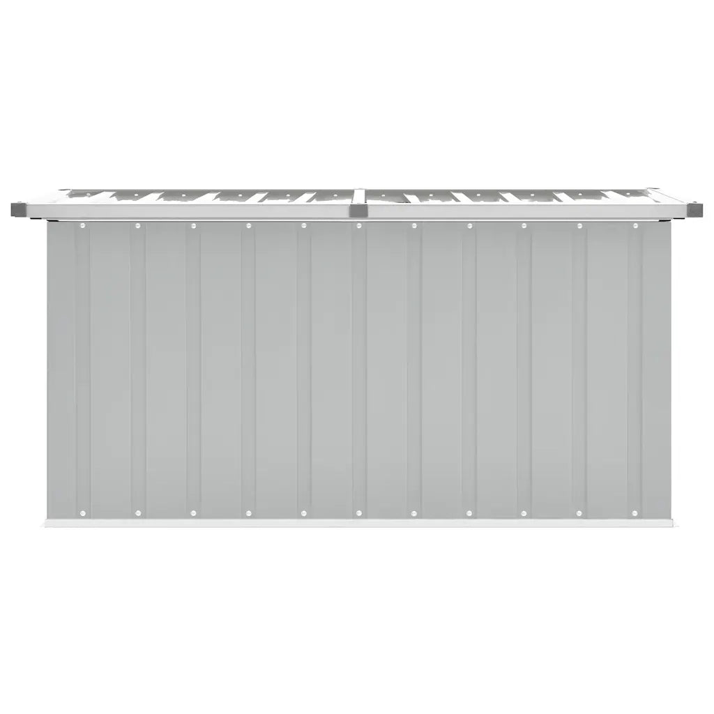 Baule da Giardino Grigio 129x67x65 cm 46262