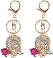Schedario con decorazione di strass 
Schedario con disegno di teschio 
Schedario con disegno di rosa 
Schedario per donne 
Catena di perle 
Regalo unico per lei
