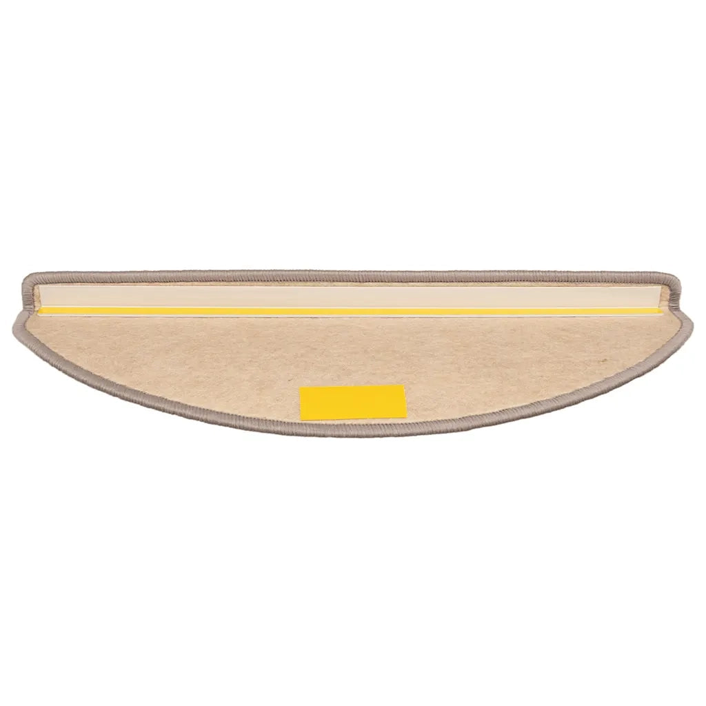 Tappetini Autoadesivi per Scale 15 pz Beige Scuro 65x25 cm cod mxl 63660