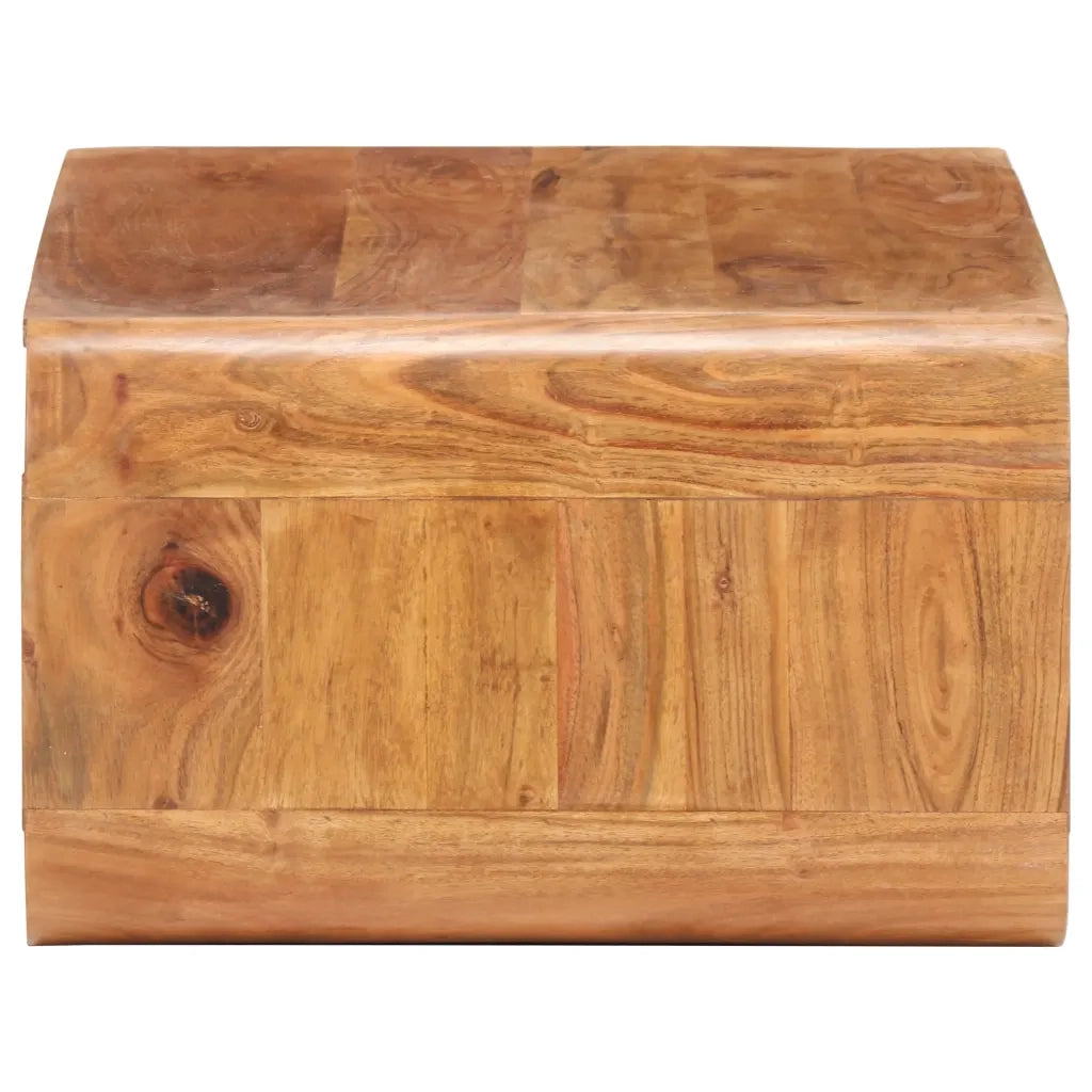 Tavolino da Salotto-Tavolino da soggiorno-Tavolo 90x50x30 cm in Legno Massello d'Acacia
