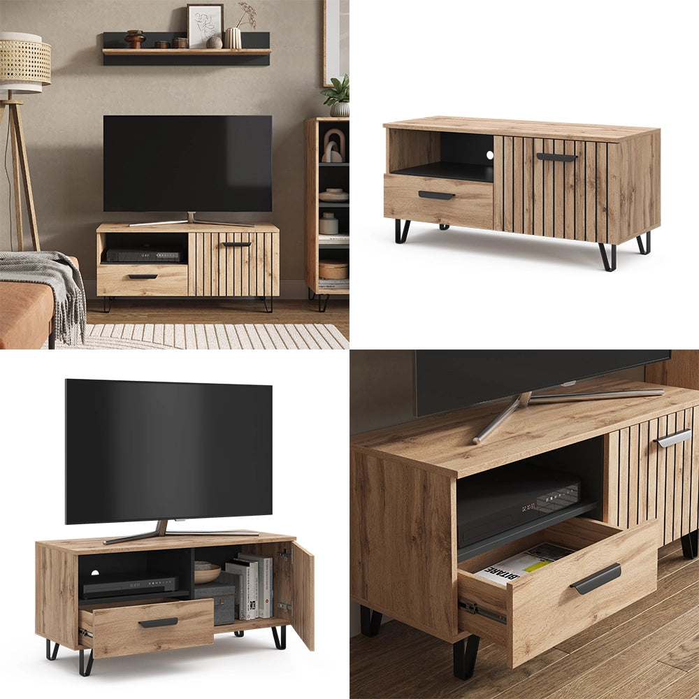 Vicco Mobile tv Marrone 100.2 x 48.5 cm con cassetto e anta