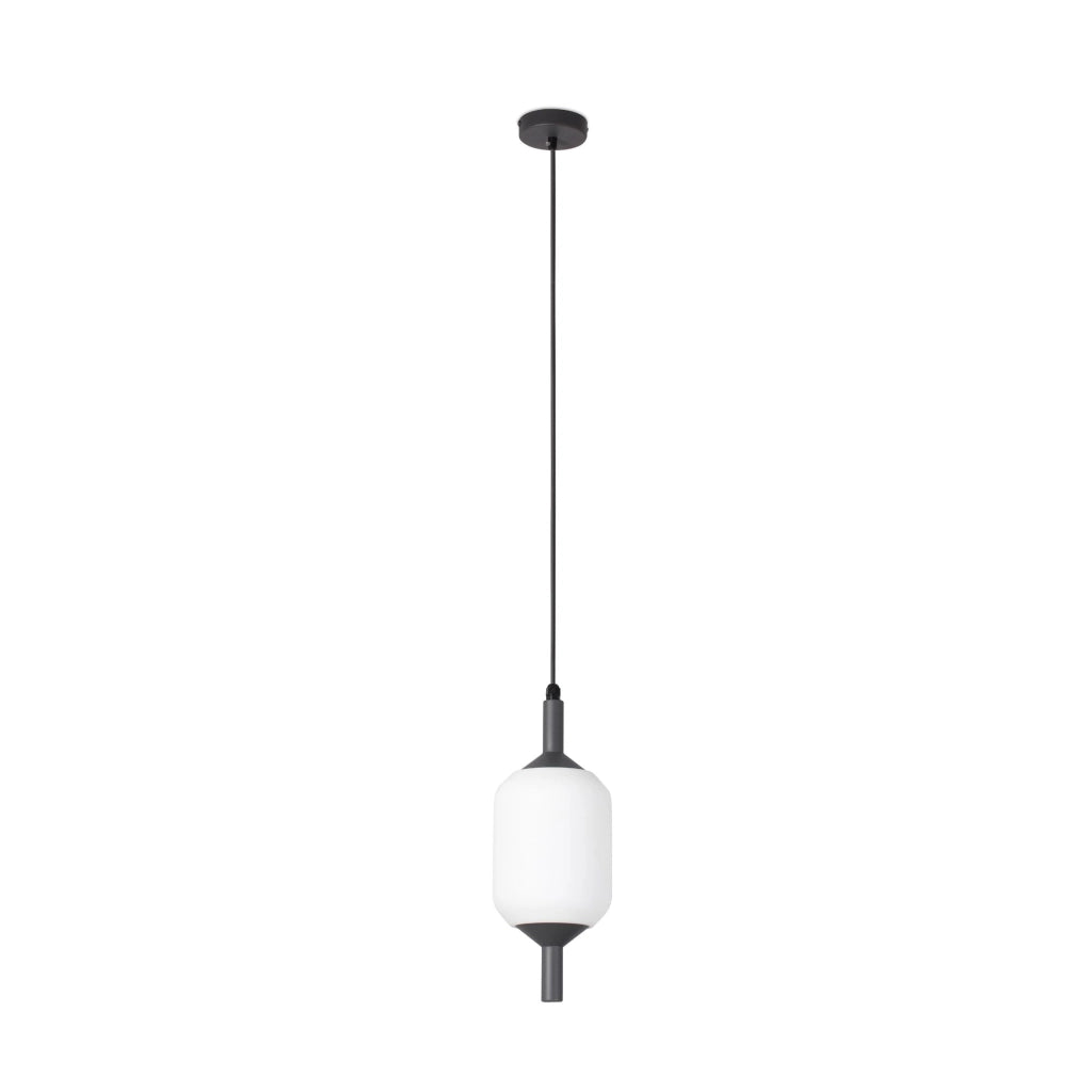 FARO BARCELONA 71579C-03 - Saigon out R17 Lampada Sospensione Grigia/Bianco Opaco Cone cap