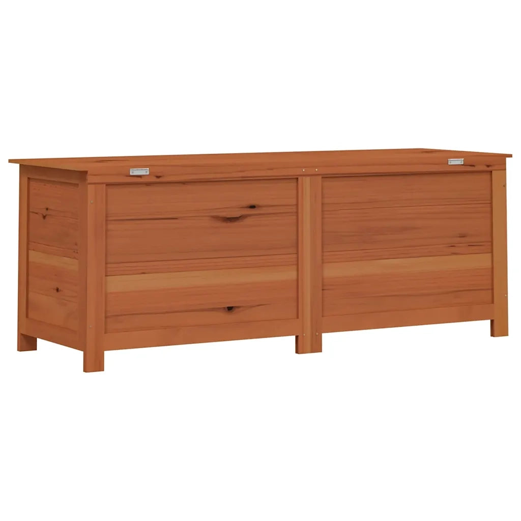 Scatola Cuscini Marrone 150x50x56 cm in Legno Massello di Abete 152173