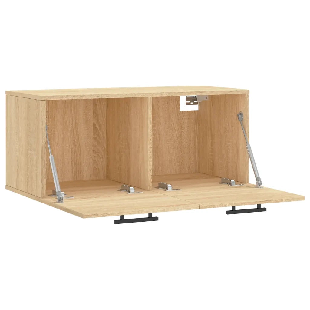 Mobile a Parete Rovere Sonoma 80x36,5x35 cm Legno Multistrato 830103
