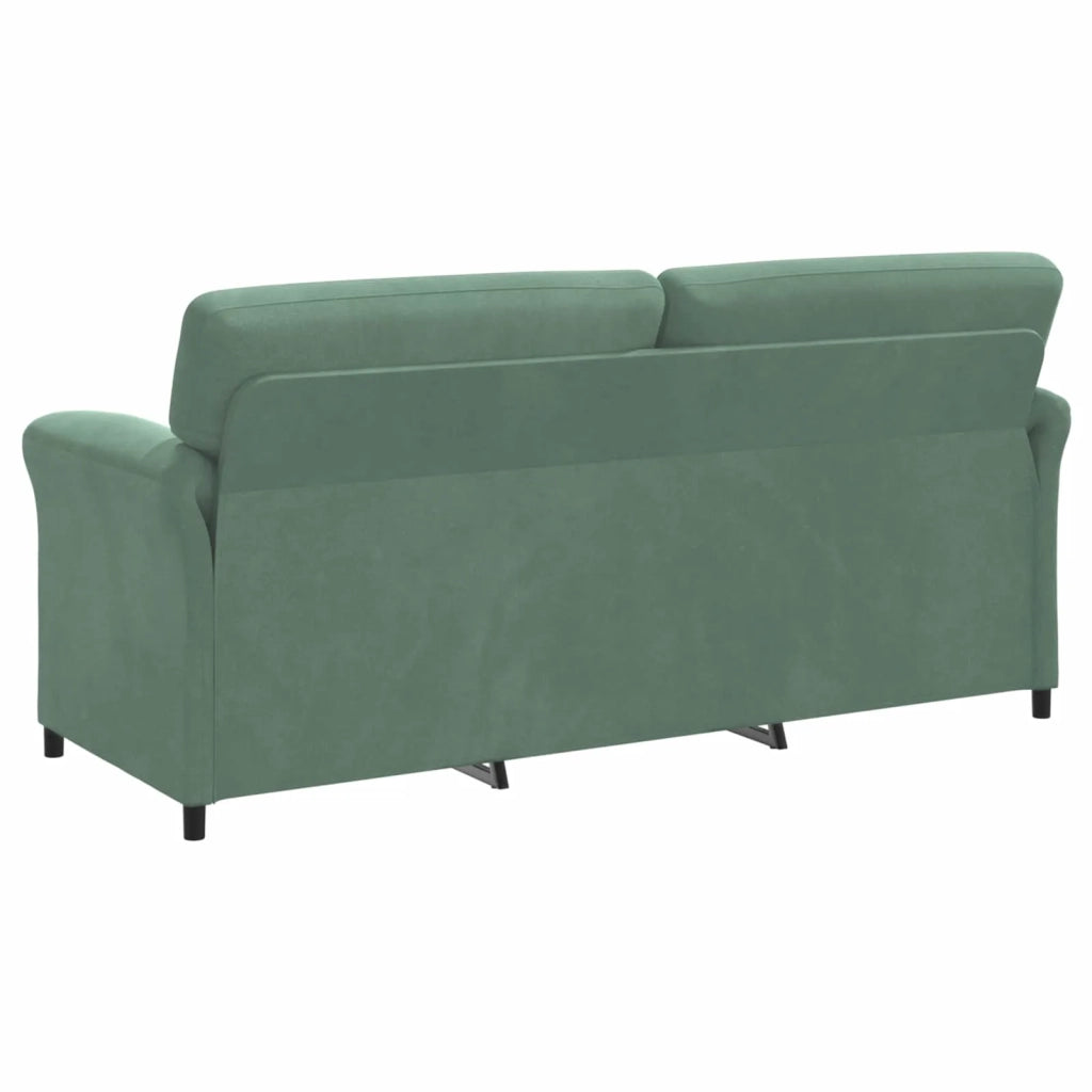 Set di divani 2 pz Verde Mare Velluto 3424924