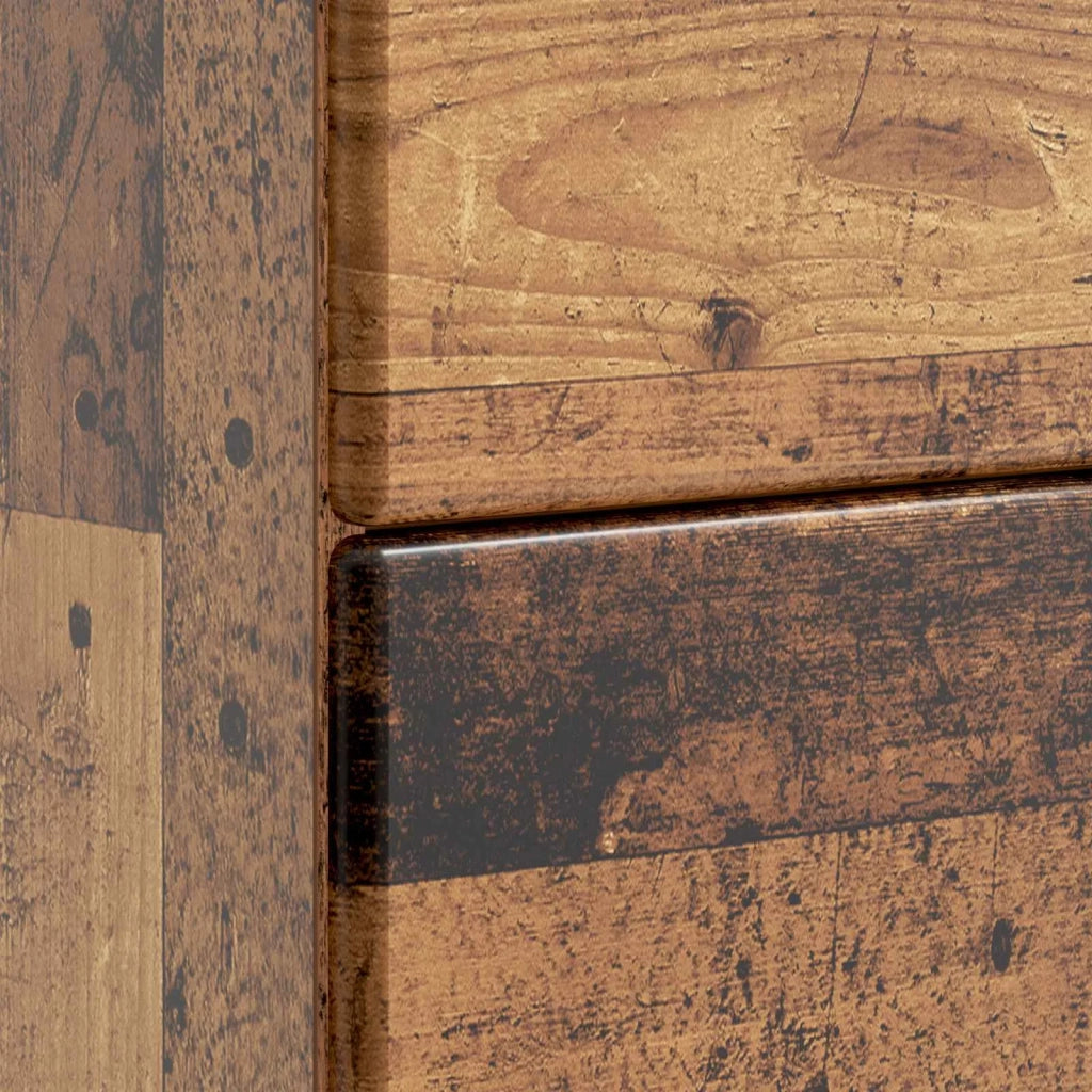 Armadio da Notte con cassetto Legno antico 62 x 34,5 x 47,5 cm