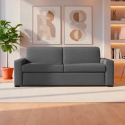 Divano letto 3 posti Flash tessuto Queens colore cenere 200x98x86h