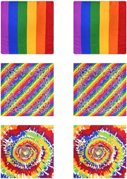 Accessori per la Pride - Schede per capelli - Cappuccio caldo per il collo - Bande per la testa - Sfumature per capelli - Accessori per la diversità