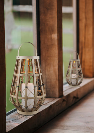 Lampada tavolo da Esterno a LED in Plastica Beige