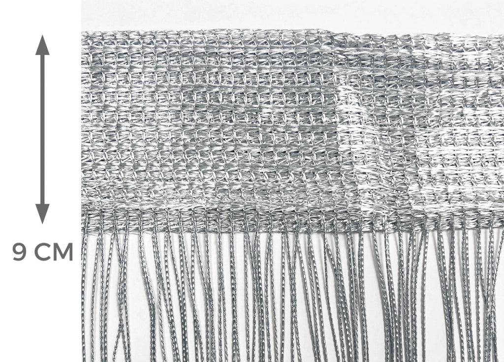 Tenda Antimosca Antirumore Caduta Pannello Porta Finestra Multistring Tinta Unita - 100x200 - Grigio