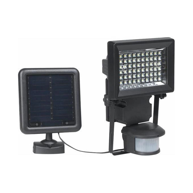 Duracell SL002BDU Proiettore LED Solare con Sensore di Movimento 400 lumen 120° IP44 colore Nero