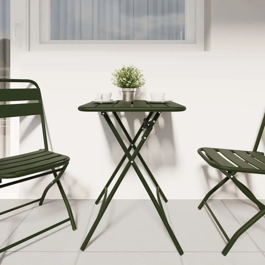 Tavolo da bistrot Verde Scuro 55 x 55 x 72,5 cm 42002943