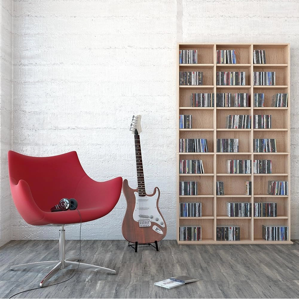 Scaffale porta cd Jukebox, Sonoma, 102 x 178 cm