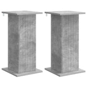 Supporto per piante | Sostegno per piante 2 pz Grigio Cemento 30,5 x 30 x 60,5 cm