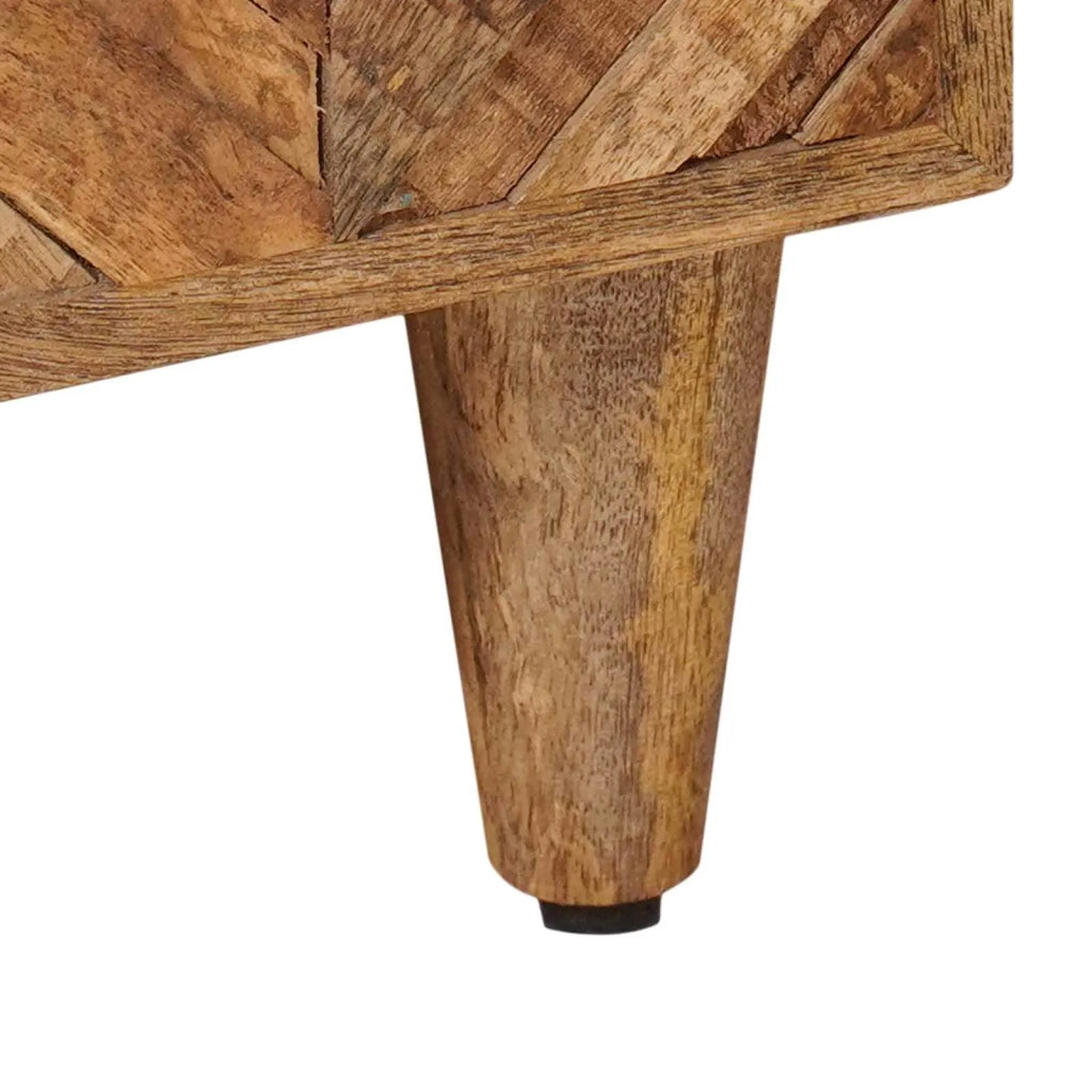 Comodino | Armadio da Notte | Mobiletto da notte Marrone 50 x 33 x 60 cm Legno di mango massello