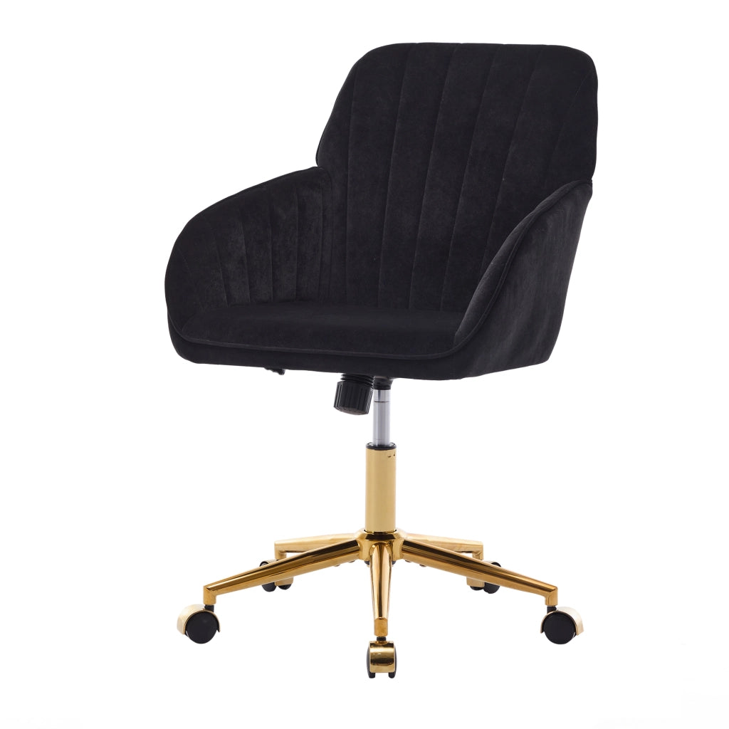 Sedia da Ufficio Girevole Ergonomica con Schienale ¨C MINIMAL ¨C Nero, Altezza Regolabile